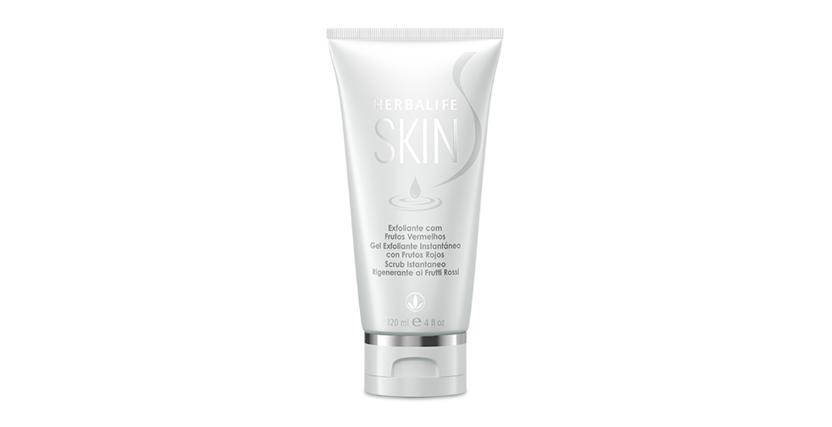 Gel Exfoliante Instantáneo con Frutos Rojos de Herbalife SKIN